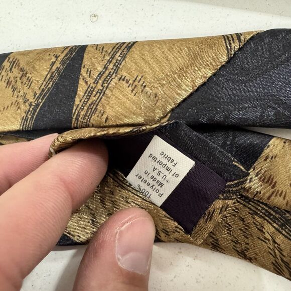 VTG PAIR 2 Tim The Toolman Home Improvement Neckties Mens Tool Time Handyman USA - Picture 3 of 4